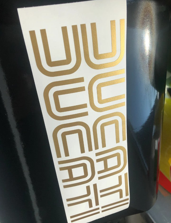 Ducati double lines stickerset 1