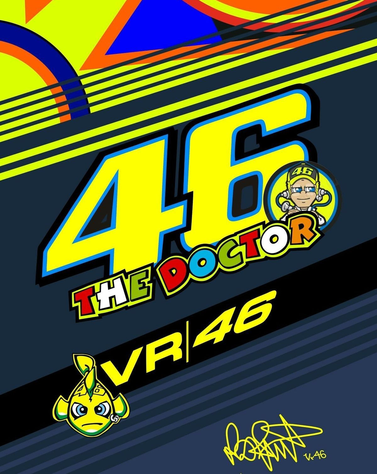 Valentino Rossi VR46 stickers