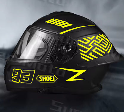 SHOEI Marc Marqeuz 93 helm stickerset