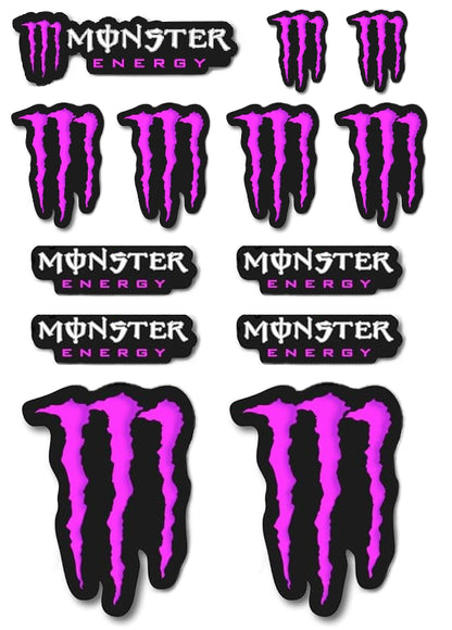 Monster Energy Neon stickerset