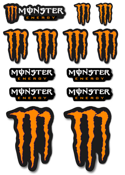 Monster Energy Neon stickerset