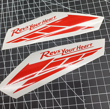 Yamaha Revs your Heart sticker set