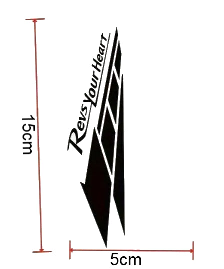 Yamaha Revs your Heart sticker set