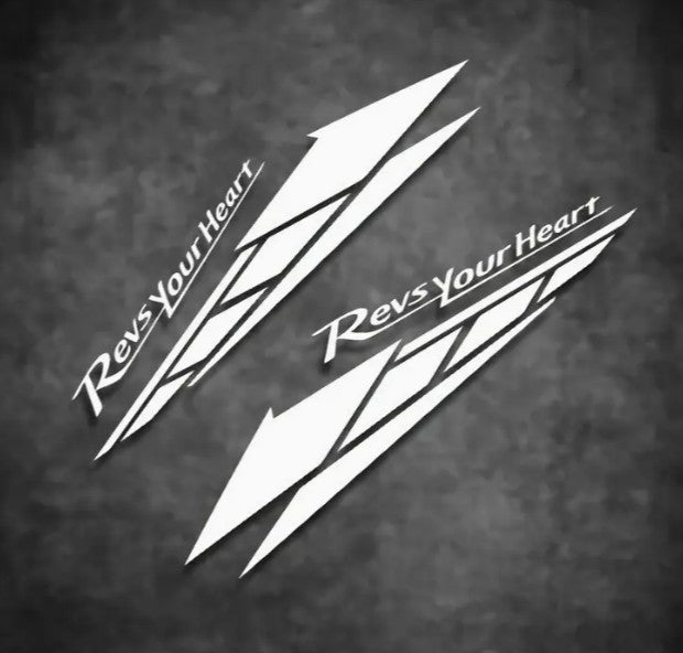 Yamaha Revs your Heart sticker set
