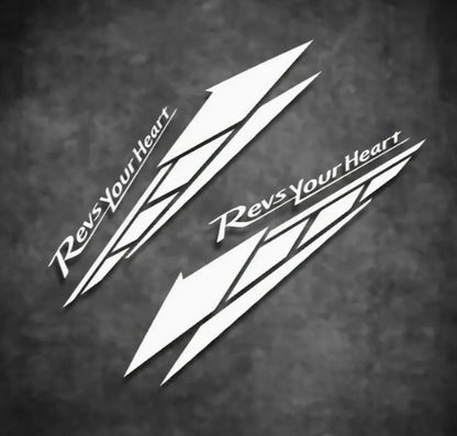 Yamaha Revs your Heart sticker set