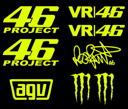 Rossi Project 46 stickerset