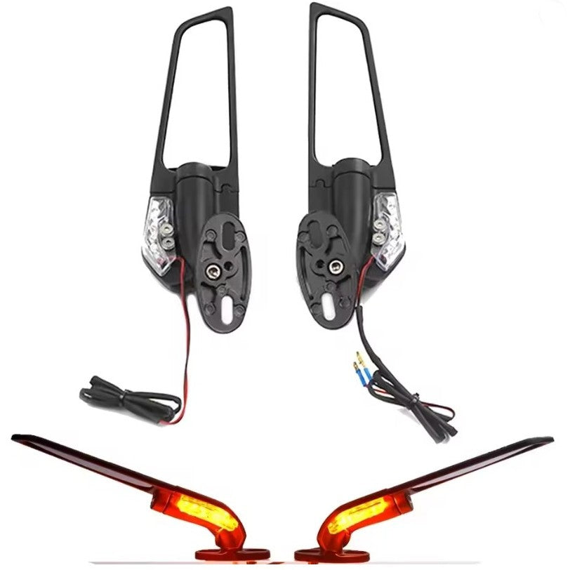 Aerodynamic Stealth Wing Spiegels met LED knipperlicht