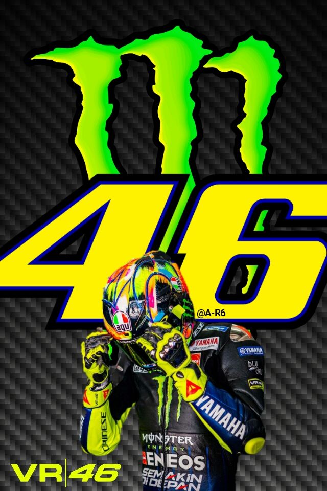 VR 46 Rossi Monster Energy stickerset
