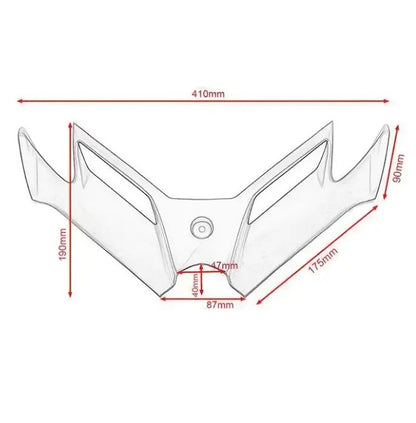 Winglet Frontspoiler GP-style Carbon