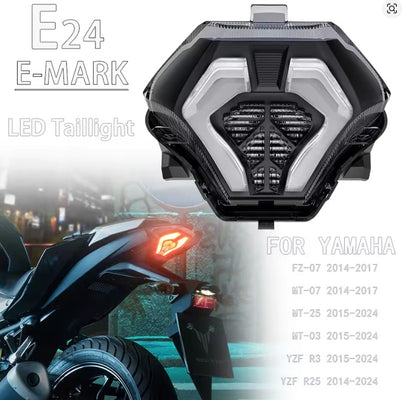 LED achterlicht V2 Yamaha MT25 MT03 MT07 FZ 07 YZF R3 R25